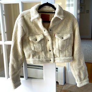 Levi short faux fur jacket